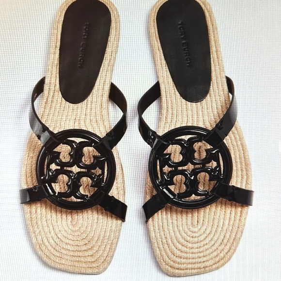 Tory Burch Shoes - Tory Burch Black and Tan Sandals